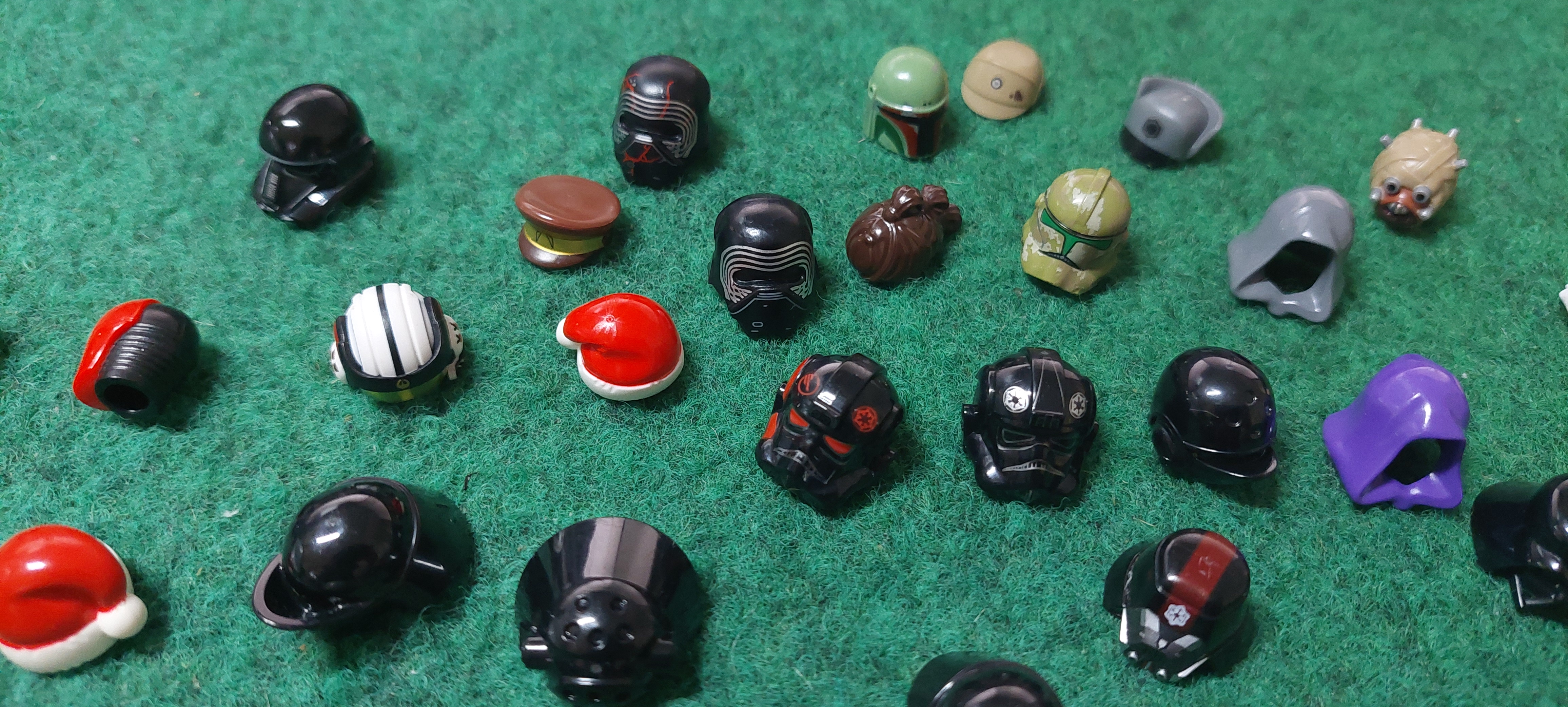 0,06kg LEGO® STAR WARS™ Figuren Helme Kopfbedeckungen Köpfe etc Sammlung kg - Bild 4 von 11