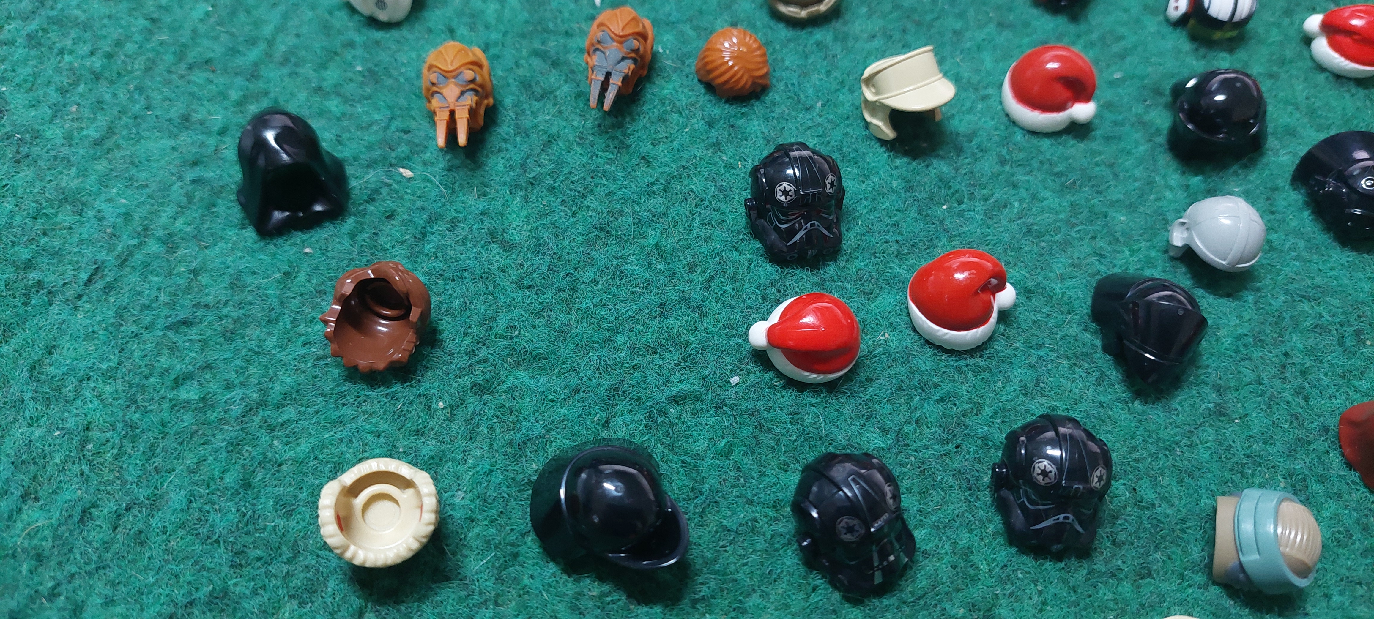 0,06kg LEGO® STAR WARS™ Figuren Helme Kopfbedeckungen Köpfe etc Sammlung kg - Bild 7 von 11
