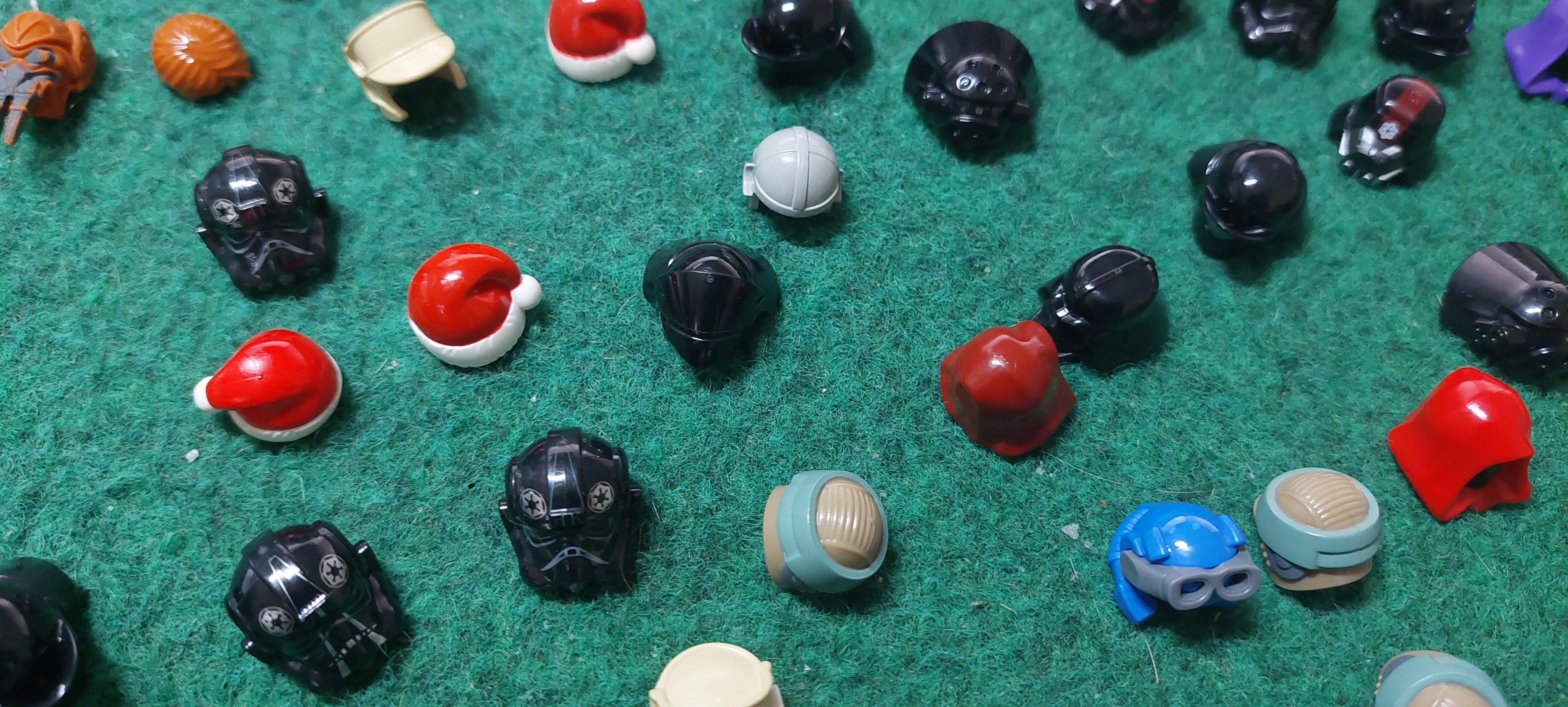 0,06kg LEGO® STAR WARS™ Figuren Helme Kopfbedeckungen Köpfe etc Sammlung kg - Bild 8 von 11