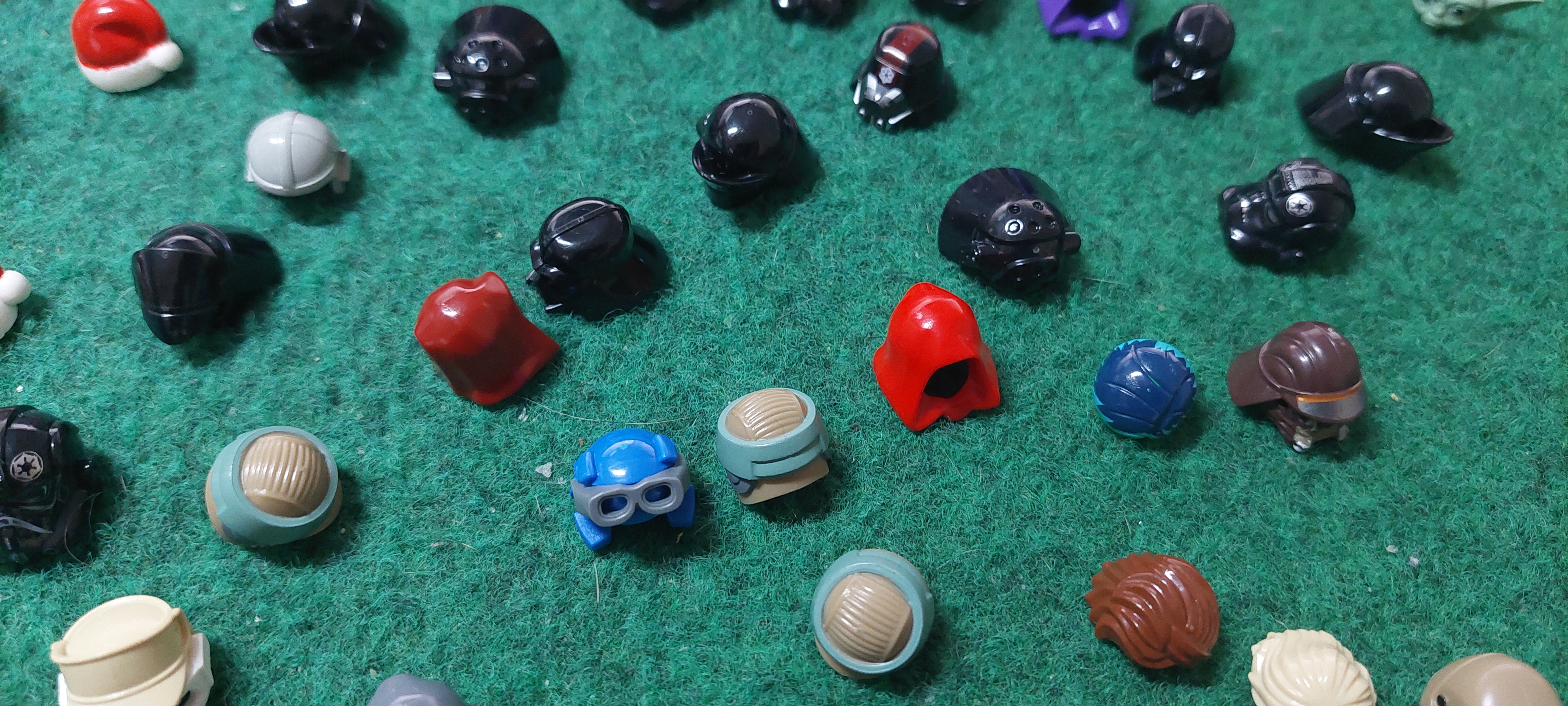 0,06kg LEGO® STAR WARS™ Figuren Helme Kopfbedeckungen Köpfe etc Sammlung kg - Bild 9 von 11